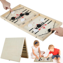 Foldable Foosball Winner Games Table Hockey Catapult Chess Parent-child Fast Sling Puck Board Party Toys for Children Adults