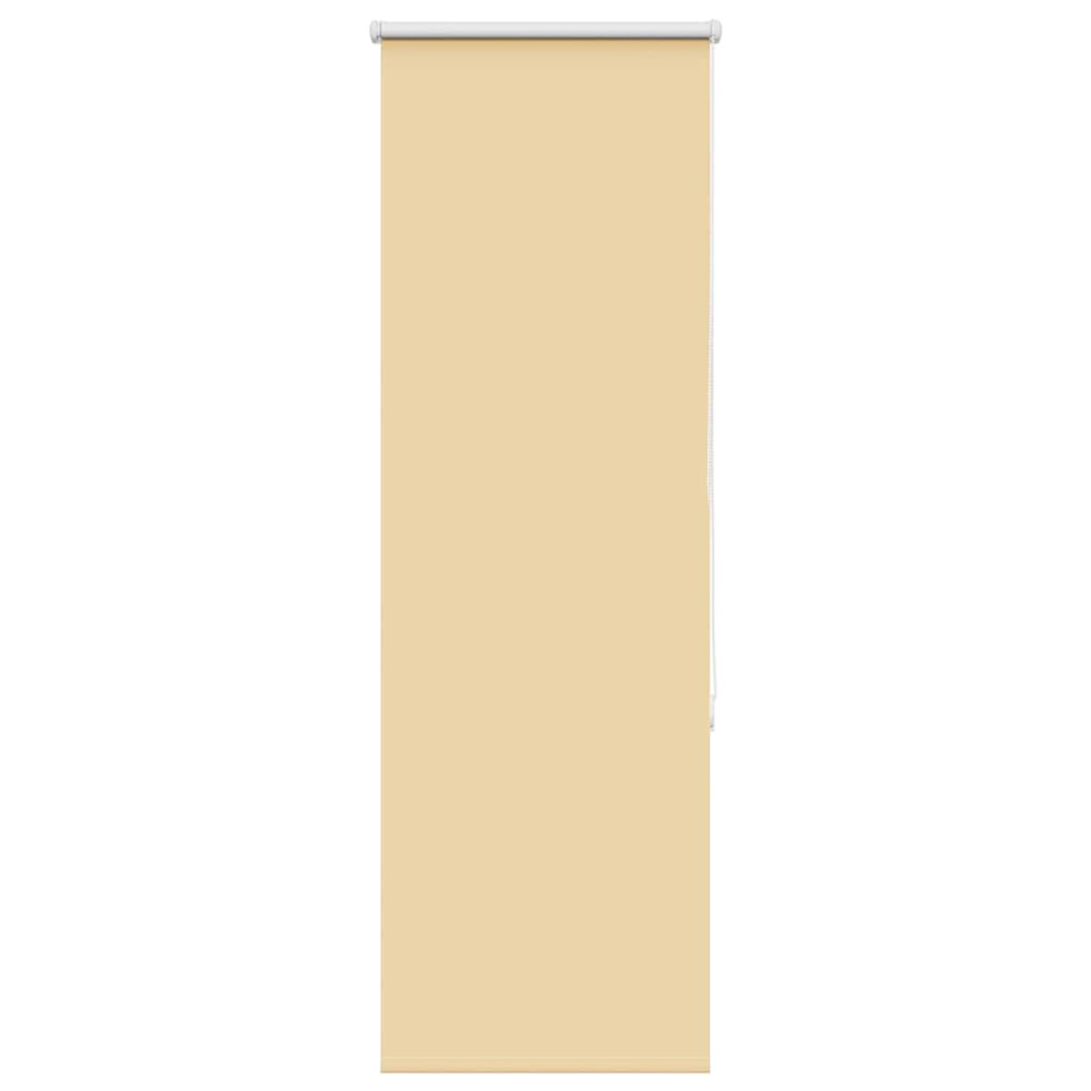Vidaxl Roller Blind Blackout Beige 45X150 Cm Fabric Width 40.7 Cm Polyester