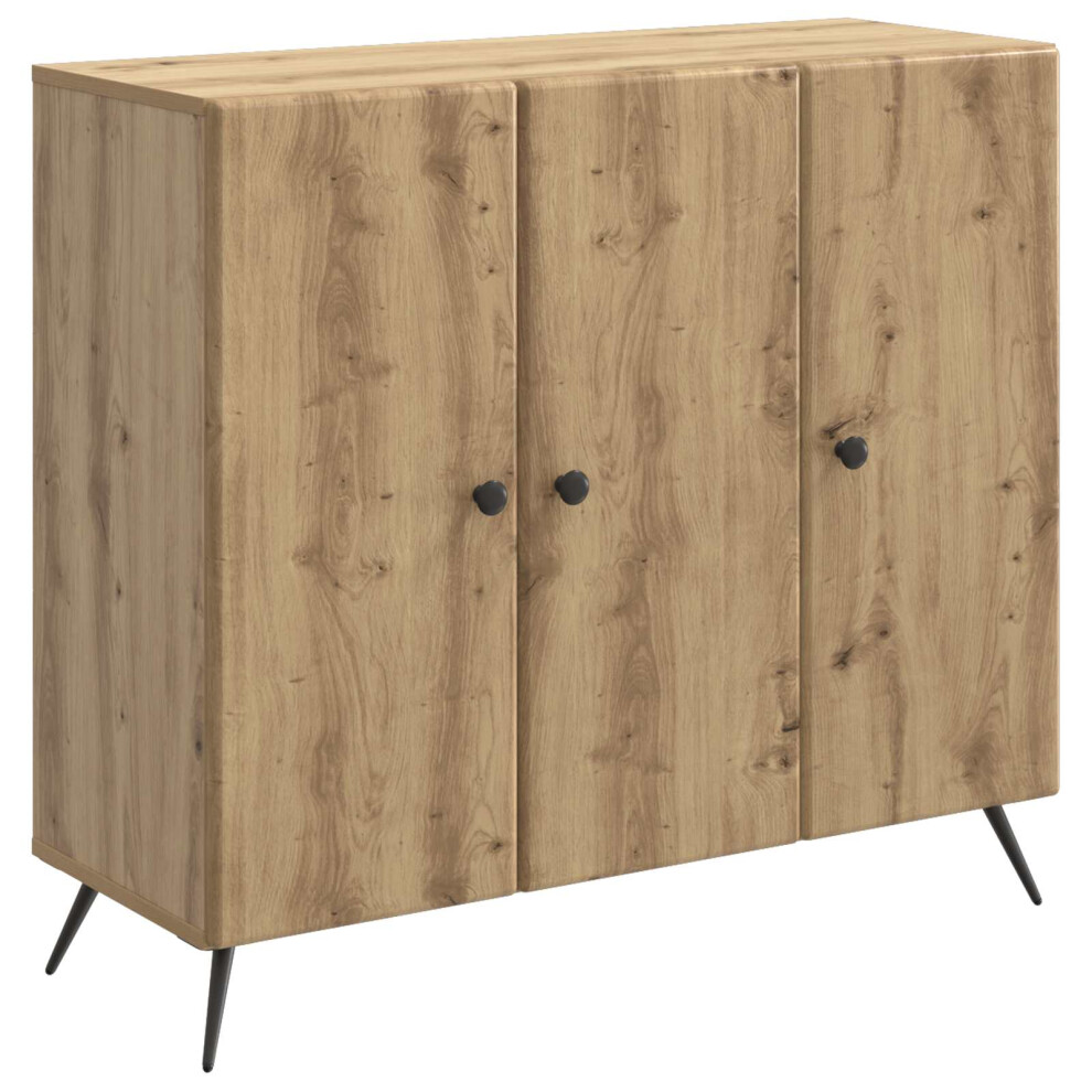 Vidaxl Sideboard Artisan Oak 89 X 34.5 X 80 Cm Engineered Wood
