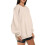Womens Fall Winter Oversized Long Sleeve Crewneck Sweatshirt Simple Solid Color Drop Shoulder Casual Pullover Top in Gray L 1