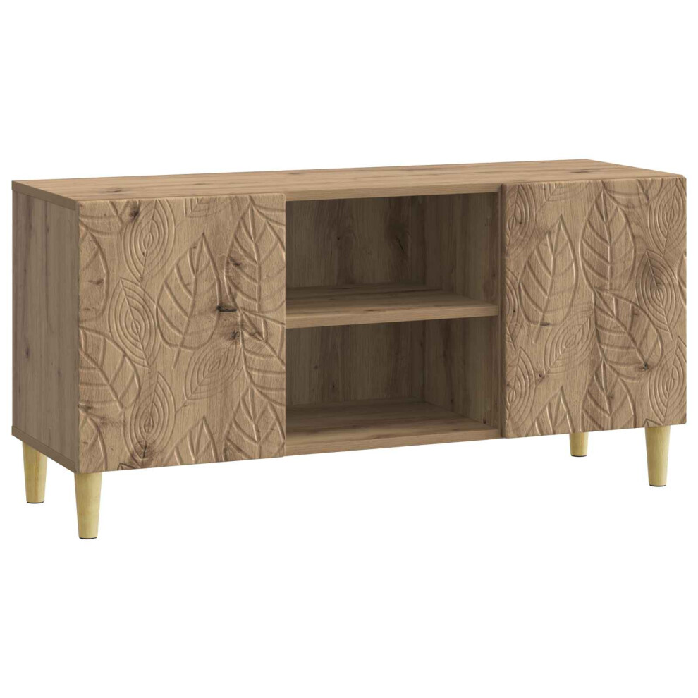 Vidaxl Tv Cabinet 102 X 34.5 X 50 Cm Artisan Oak Engineered Wood