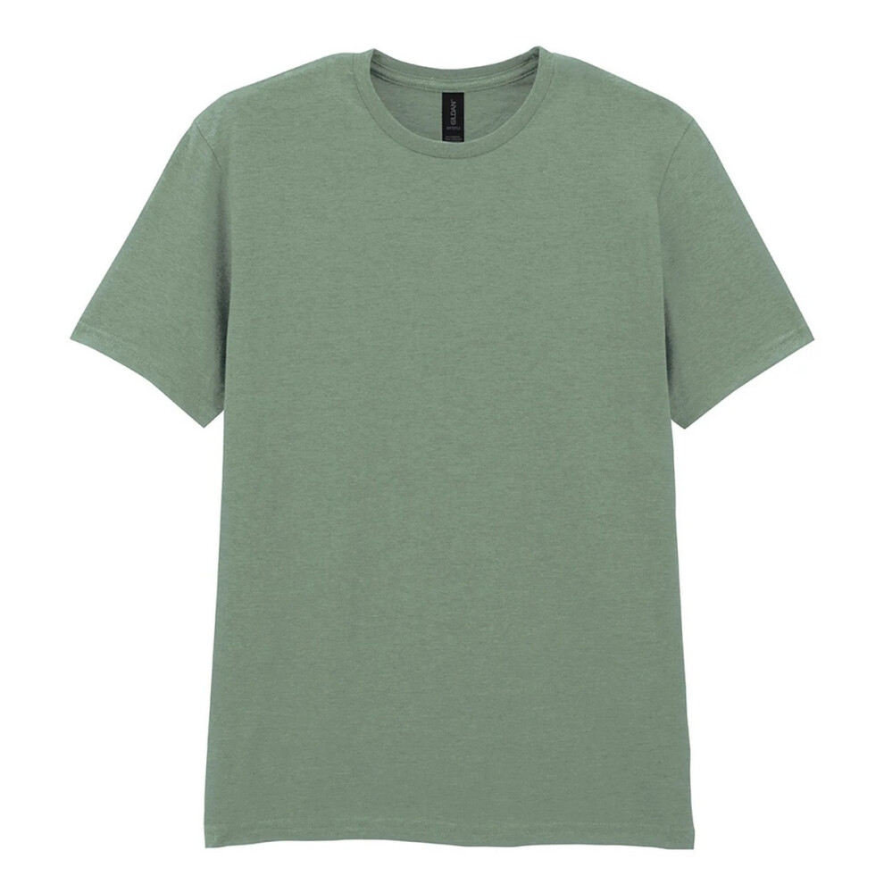 Gildan (M, Sage) Mens Softstyle Ringspun Cotton T-Shirt