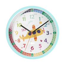 (1813.41) Early Learning Education Clock Tellings Time Teachings Clock for Kids Wall Clock Colorful Child Clock, Easily Read