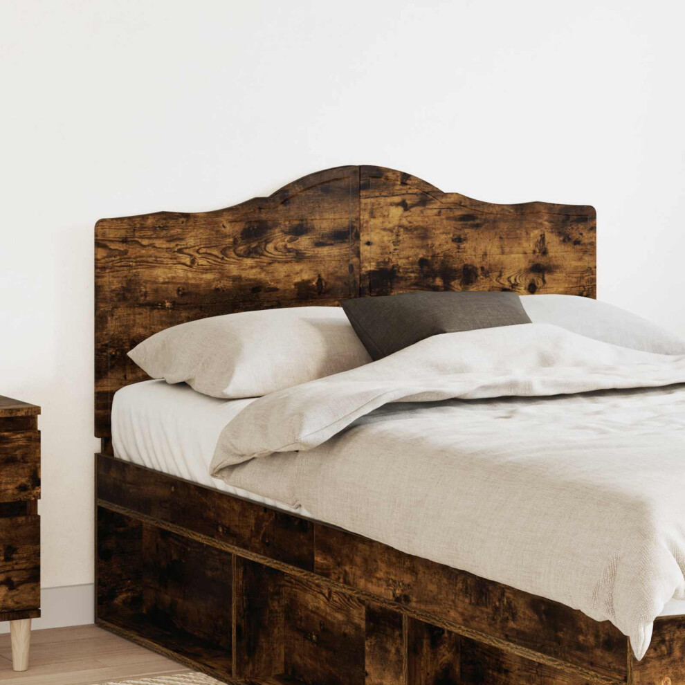Vidaxl Headboard Smoked Oak Engineered Wood