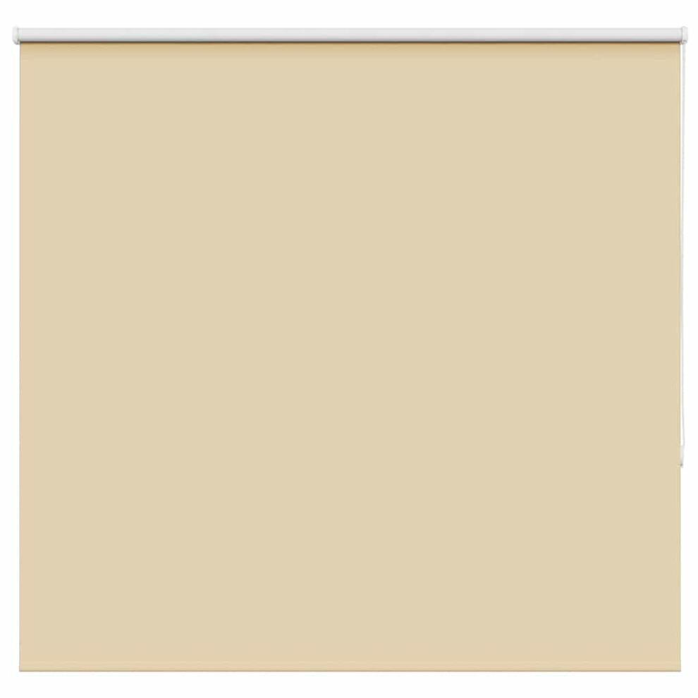 Vidaxl Roller Blind Blackout Beige 155X150 Cm Fabric Width 151.6 Cm Polyester