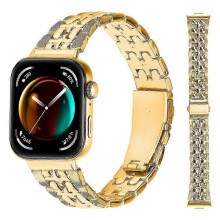 (Style B, Multicolor) Type D Replacement Strap for Huawei-Compatible Watch Fit 3 Metal Band with Cross Design