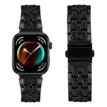 (Style A, Multicolor) Type D Replacement Strap for Huawei-Compatible Watch Fit 3 Metal Band with Cross Design