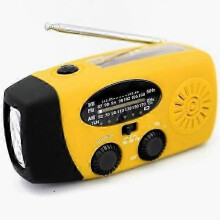 Clock Radio FM Radio Hand Crank with Solar Dynamo Radio Battery Powered-Perfet-Yvan