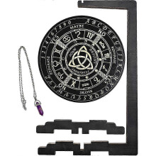 Pendulum Display Stand with Ornament Stones & Rocks Holder, Jewelry Crystal Holder for Retail
