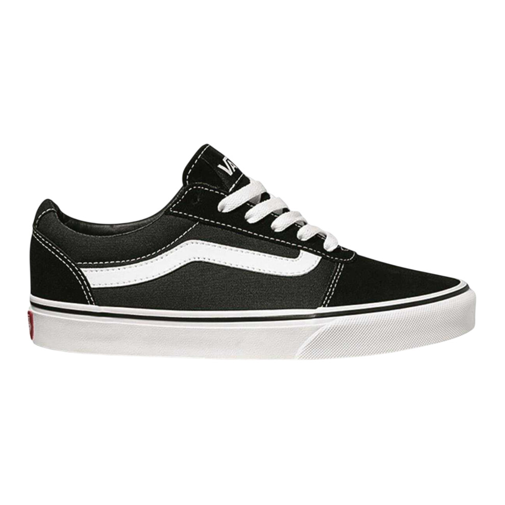 Vans (4.5 Uk, /White) Womens/Ladies Ward Canvas Trainers Black