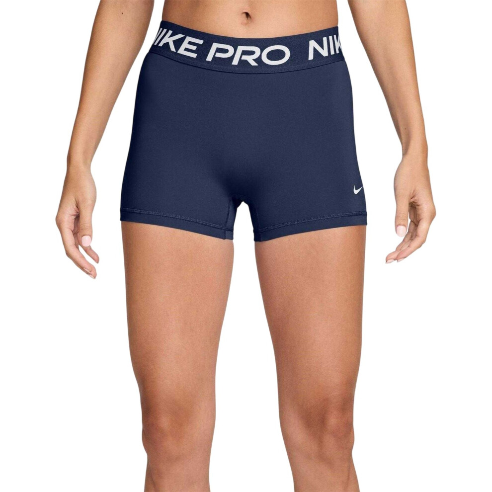 Nike (14 Uk, Midnight Navy) Womens/Ladies Pro Compression Shorts Blue,Multicoloured