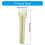 (Yellow) Professional Bone Bridge Pins Guitar Strings Fixed Cones Guitar Strings Fixed Pins Guitar String Nails Bone Texture  Yellow 1