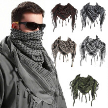 (Autumn fragrant gree) Desert Shemagh Scarf Soft Fringed Arab Headscarf Unisex Keffiyeh Bandana Unisex Headwrap Arabian Scarf Head Covering White