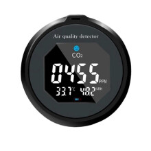 Multifunctional Thermohygrometer with CO2 Meter, Air Quality Detector & Alarm Instrument