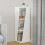 VidaXL vidaXL Side Shelf White 33 x 32 x 100.5 cm Engineered Wood 1