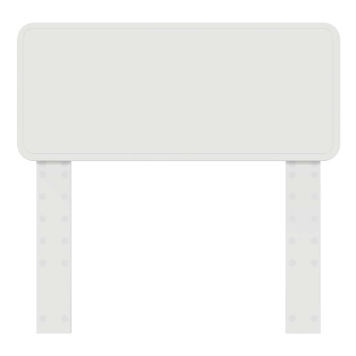 VidaXL vidaXL Headboard White Engineered wood 2