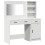 VidaXL vidaXL Dressing Table with Mirror Lights 2 pcs White Engineered Wood 2