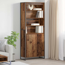 vidaXL Tall Cabinets Old Wood 79 x 36 x 200 cm Engineered Wood