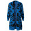 (L, Pink) Oversized Women's Leopard Print Cardigan with Front Opening  Red S 1