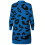 (M, Khaki) Oversized Women's Leopard Print Cardigan with Front Opening  Red S 1