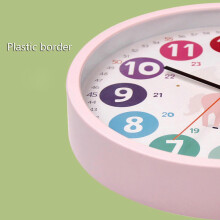 (1813.43) Early Learning Education Clock Tellings Time Teachings Clock for Kids Wall Clock Colorful Child Clock, Easily Read