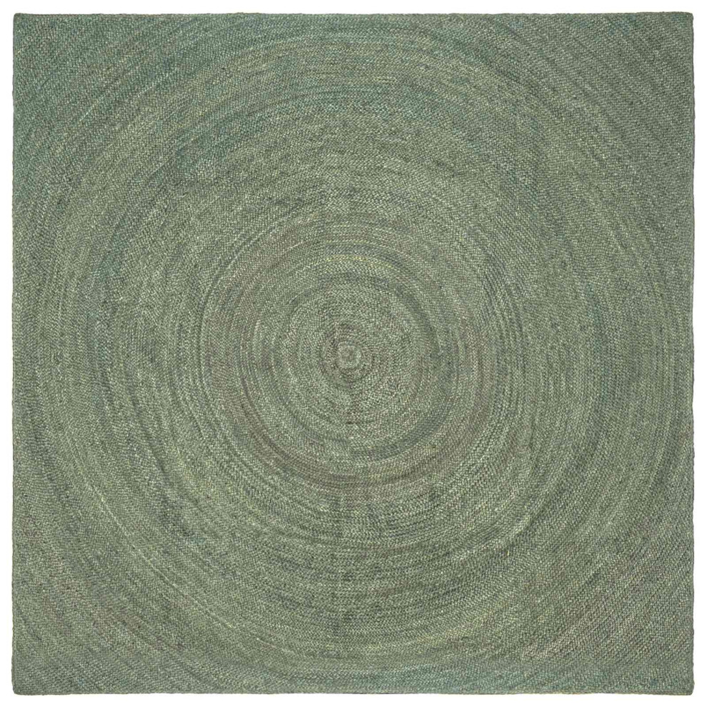 Vidaxl Area Rugs Olive Green 240 X 240 Cm Jute