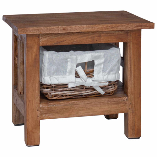 VidaXL vidaXL Side Table Brown 38 x 28 x 35 cm Solid Mahogany wood 1