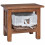 VidaXL vidaXL Side Table Brown 38 x 28 x 35 cm Solid Mahogany wood 4