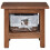 VidaXL vidaXL Side Table Brown 38 x 28 x 35 cm Solid Mahogany wood 5