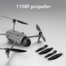 4pcs Quick Release Props with 1158F Propellers for Drone Paddle Blades - Low-Noise Orange Blades