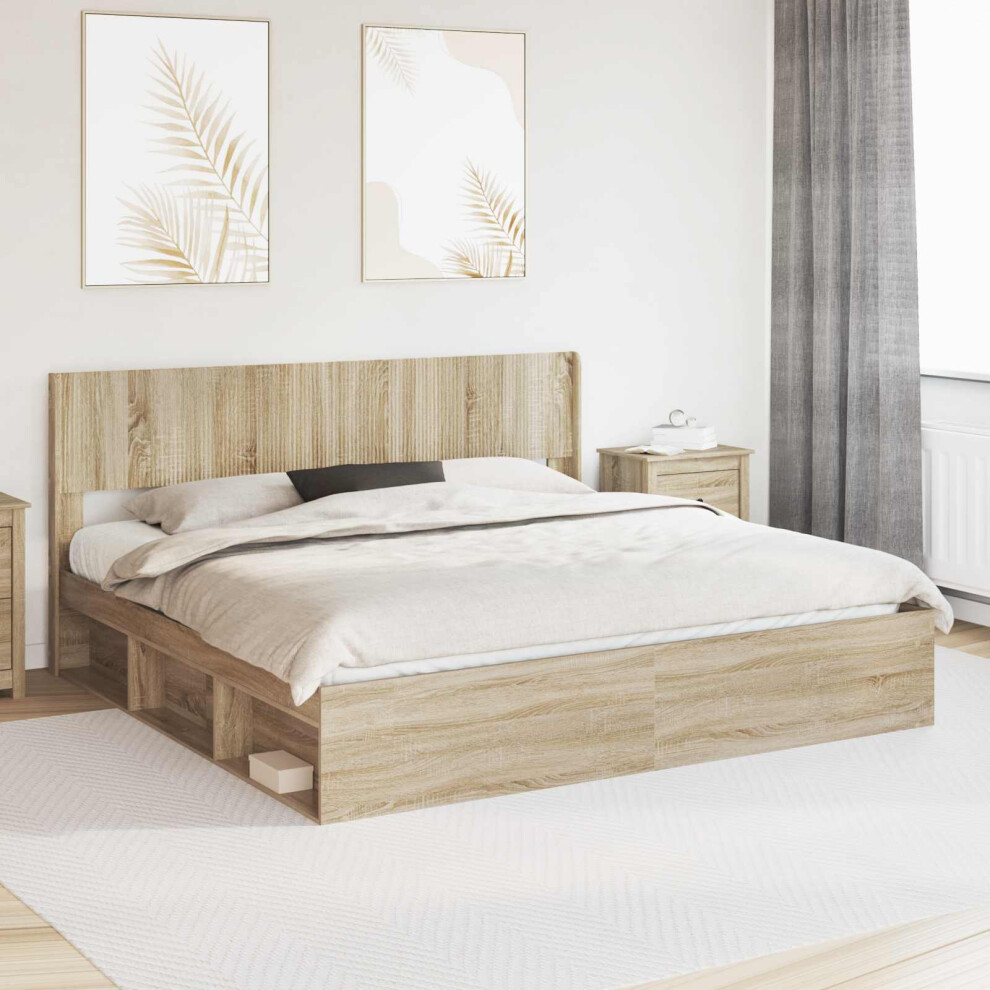 Vidaxl Headboard Sonoma Oak Pb