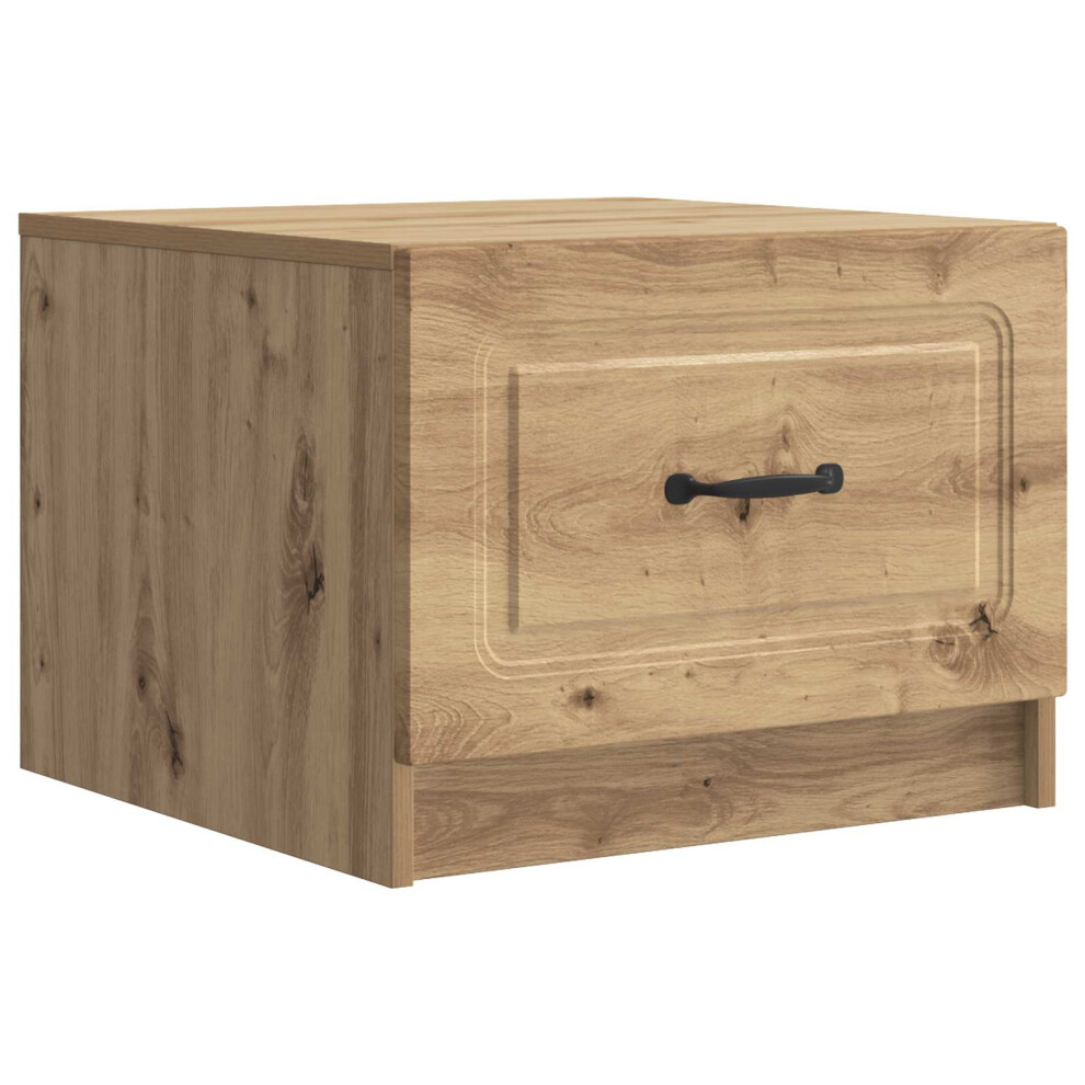 Vidaxl Coffee Table Artisan Oak 49 X 50 X 37 Cm Engineered Wood