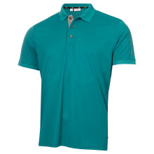 (S, Sea Green) Calvin Klein Mens Club Golf Lightweight Breathable Wicking Polo Shirt