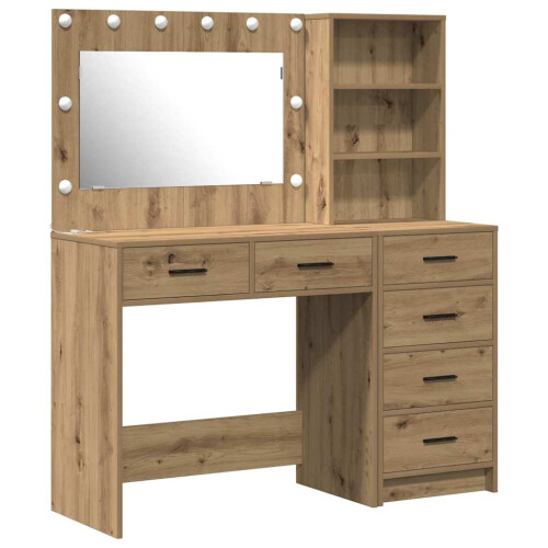 VidaXL vidaXL Dressing Table Brown 78.5 x 41 x 135 cm Engineered wood 1