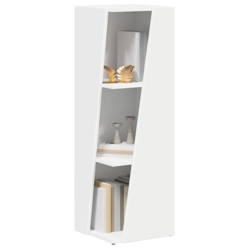 VidaXL vidaXL Side Shelf White 33 x 32 x 100.5 cm Engineered Wood 2