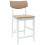 VidaXL vidaXL Dining Chairs 2 pcs White 48 x 49 x 95 cm Solid Rubber Wood 4