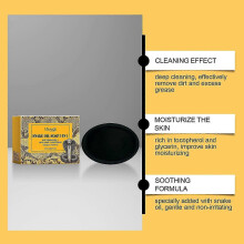 (3pcs) Snake oil cleansing soap gently cleanses facial skin, refreshing oil control skin cleansing soap