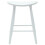 VidaXL vidaXL Dining Chairs 2 pcs White 46 x 37 x 63 cm Solid Rubber Wood 3