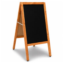 Oypla Wooden Chalkboard Blackboard Pavement Display Sign A-Board