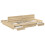 VidaXL vidaXL Storage Bed Frame Sonoma Oak 135 x 190 cm Engineered Wood 2