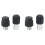 4Pcs AC Charging Port Service Hi/Low  Valves with Black Caps for 2