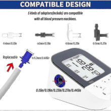 Improved XL Blood Pressure Cuff for Omron Monitors - 22-53cm Replacement Cuff for Large Arm Circumference