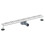 VidaXL vidaXL Shower Drain Line Design with 360 Siphon Silver 80 cm 2