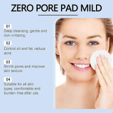 (2 Box) Zero Pores Clarifying Pad, Zero Pores Pad Mild, Facial Toner Pads for Exfoliation and Minimizing Pores, Ideal for All Skin Types