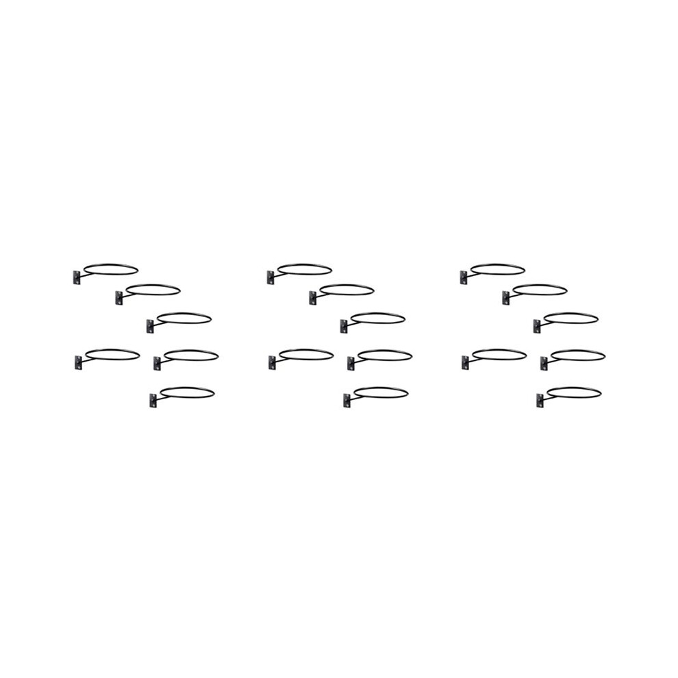18 Pack Wall Mount Display Storage Rack Holder For Basketball Football Volleyball Soccer 6033073656724