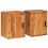 VidaXL vidaXL Bedside Table 2 pcs Brown 35 x 33 x 48 cm Solid Wood Acacia 1