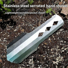 Outdoor Mini Portable Stainless Steel Trowel: Garden Hand Shovel for Camping & Hiking Adventures