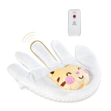 (Tencel Tiger Left Ha) Infant Calming Electric Palms Patting Cushions Comforting Sleep Helper Soothes & Sleep Baby Palms Shape Patting Device