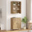 VidaXL vidaXL Highboard 2 pcs Artisan oak Engineered Wood 2