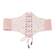 (68, Pink) Girls Trendy Waist Belt for Daily Costume Underbust Jewelry Waist Body Jewelry for Party Jeans Belt Cowboy Chain 95 Pink